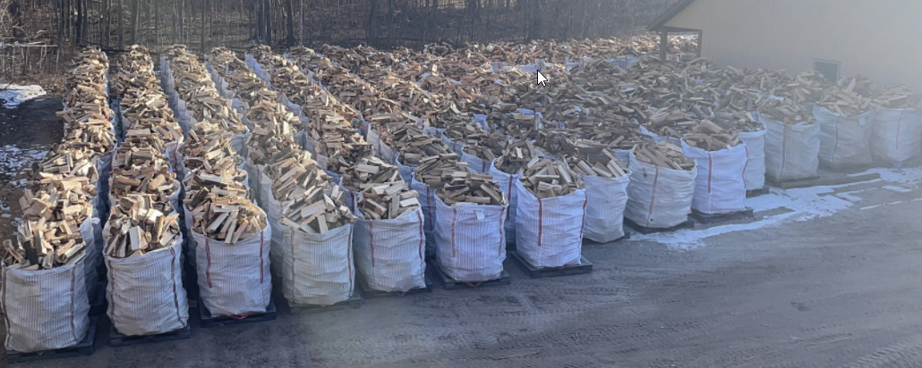 Vented firewood bags sale